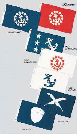 Yacht Club Officer Flags.
